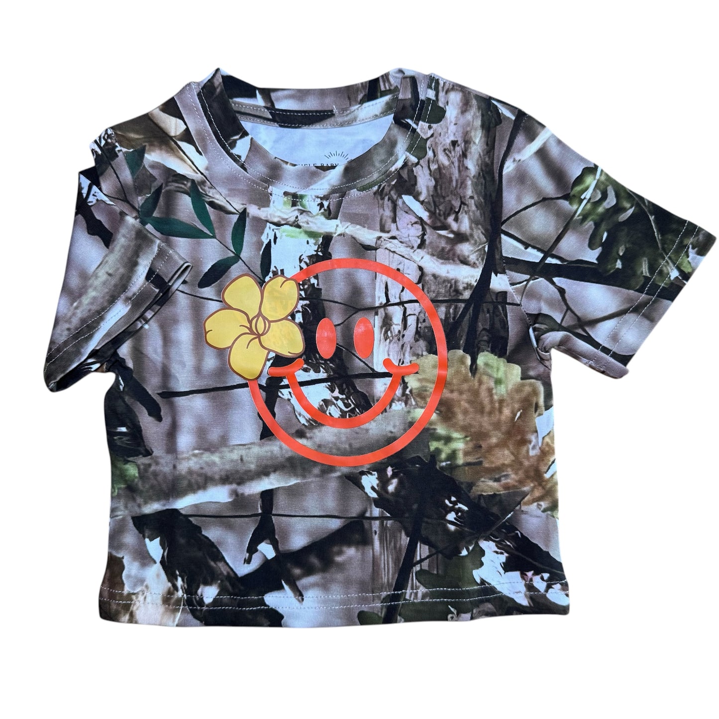 KEIKI, OVERSIZED TEE- PUAKENIKENI SMILEY CAMO