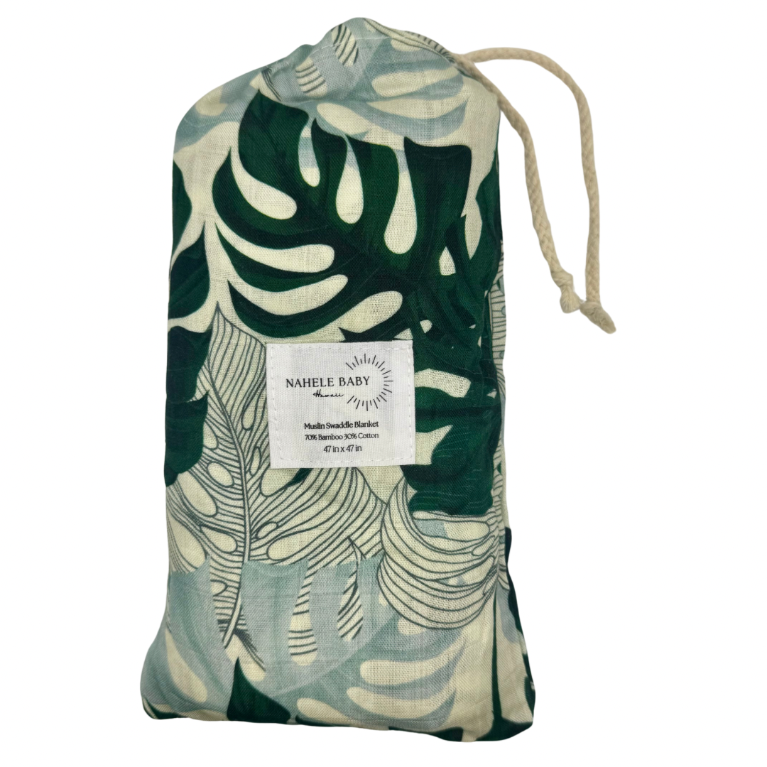 monstera blanket MONSTERA FOREST