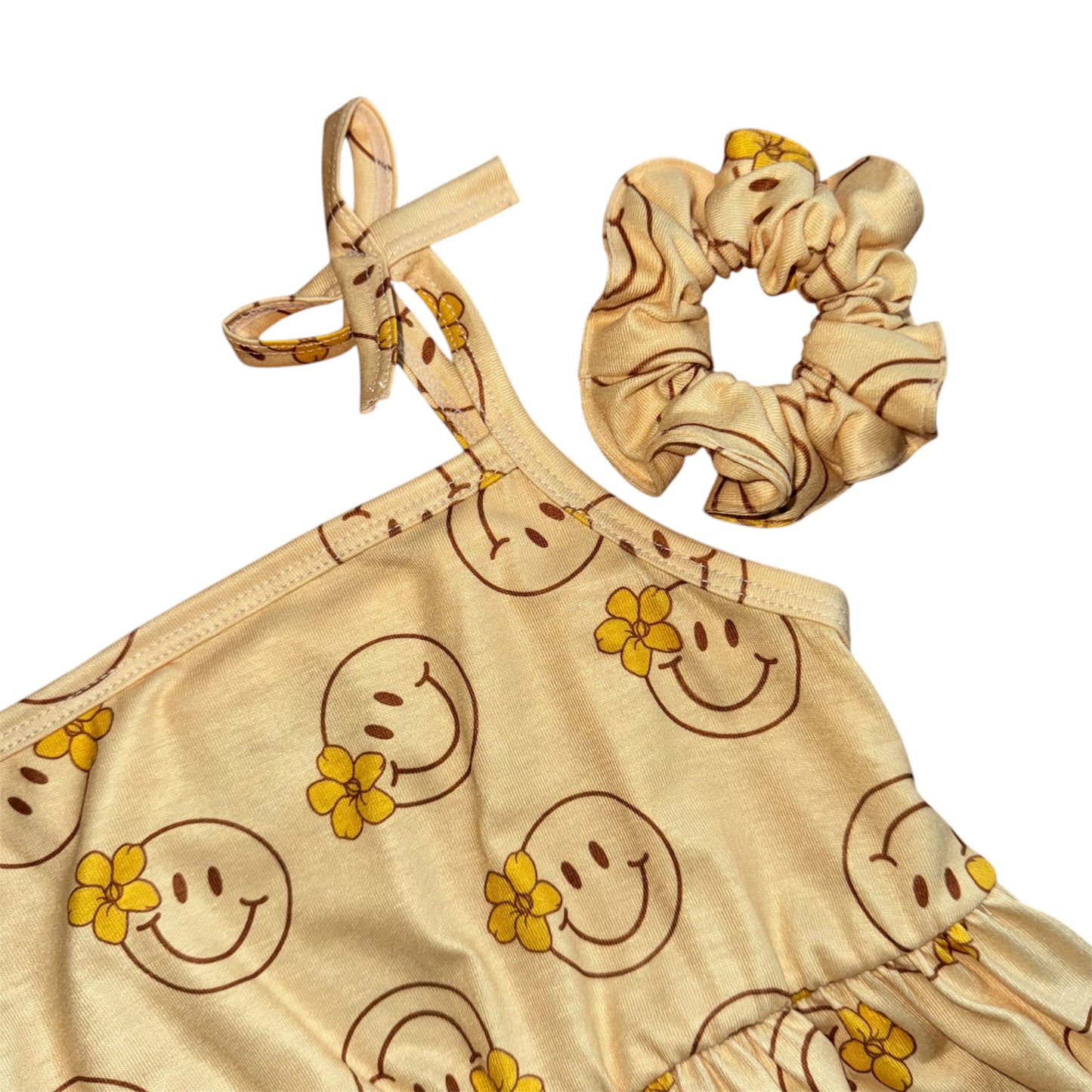 KEIKI, RETRO SMILEY PUAKENIKENI DRESS