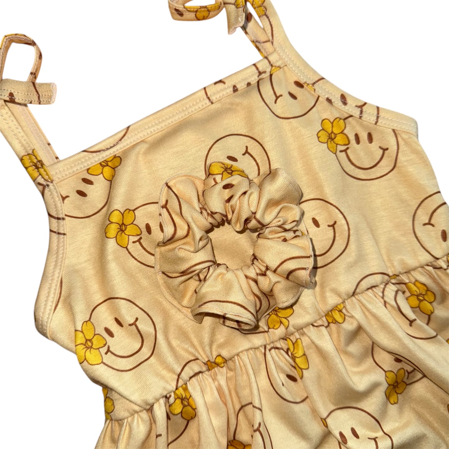 KEIKI, RETRO SMILEY PUAKENIKENI DRESS