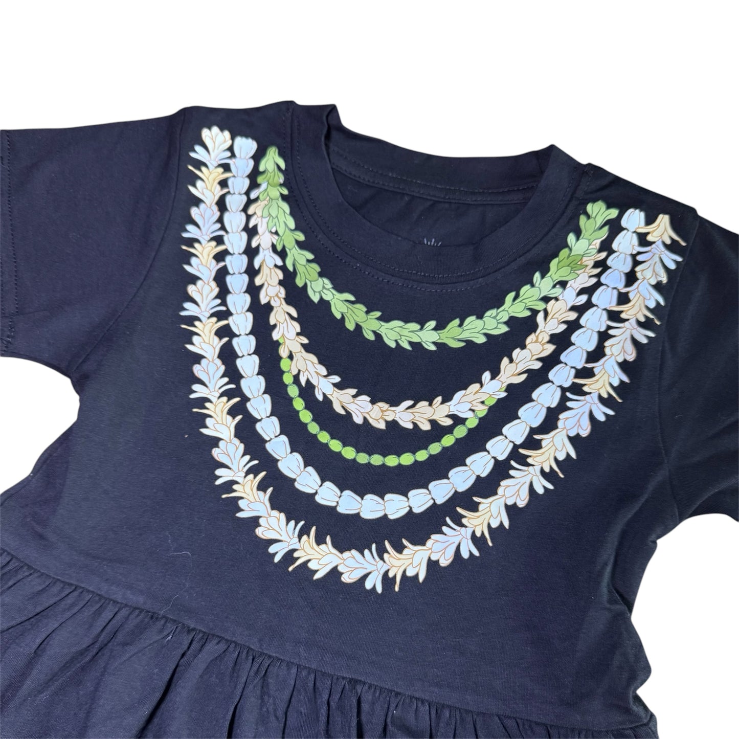 KEIKI, LEI T-SHIRT DRESS (BLACK)