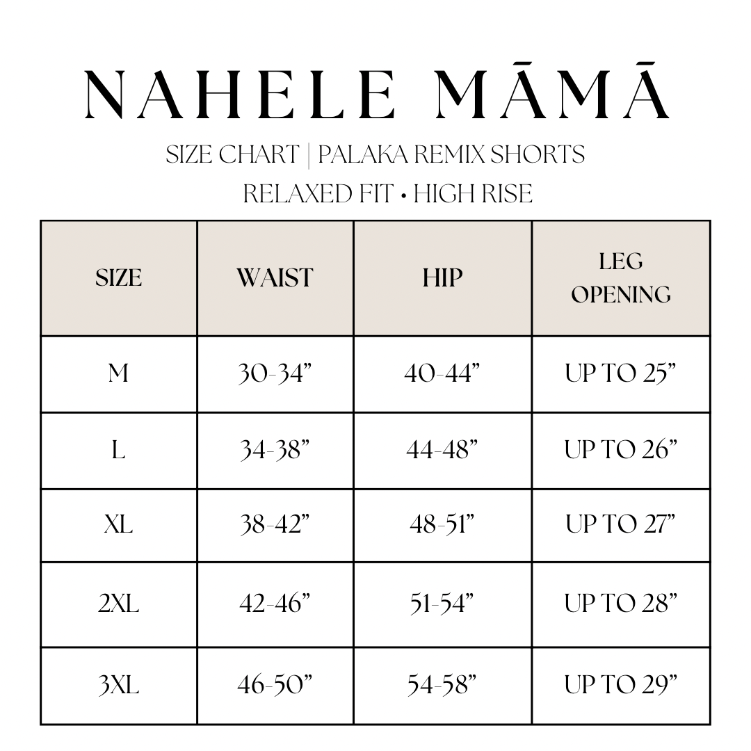 NAHELE MAMA, PALAKA REMIX SHORTS