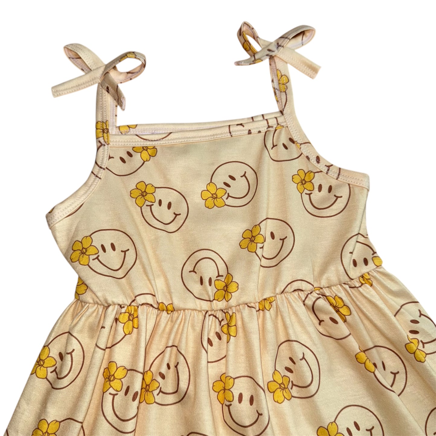 KEIKI, RETRO SMILEY PUAKENIKENI DRESS