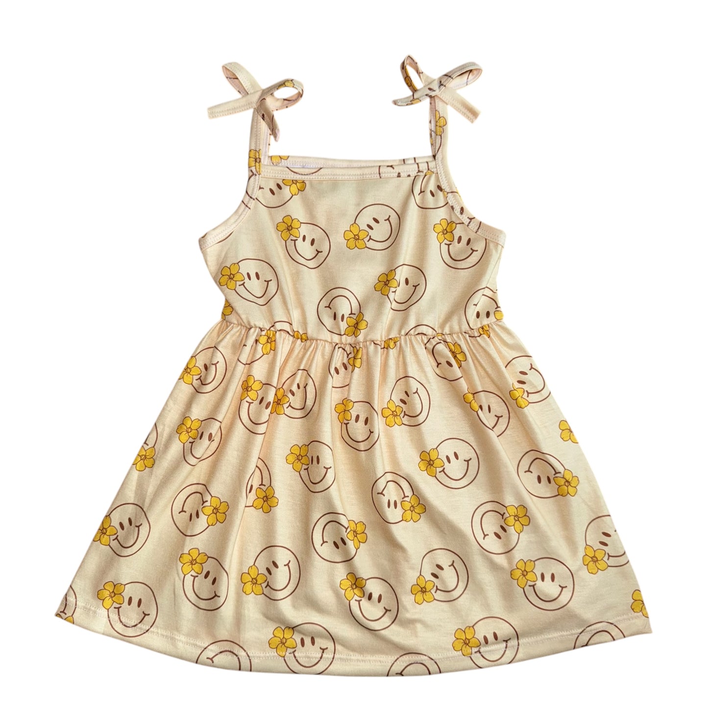 KEIKI, RETRO SMILEY PUAKENIKENI DRESS