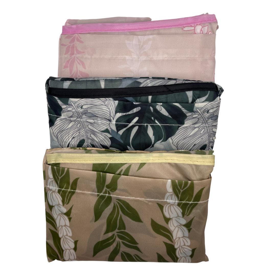 PLUMERIA LEI REUSABLE BAG