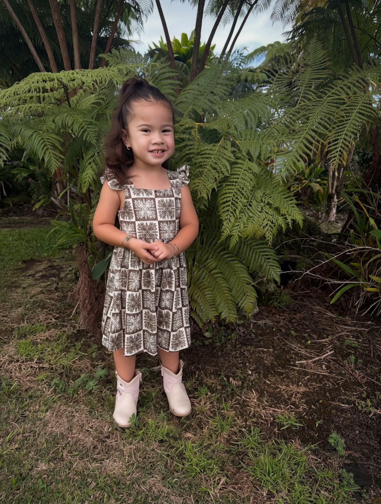 KEIKI, NAHELE QUILT DRESS