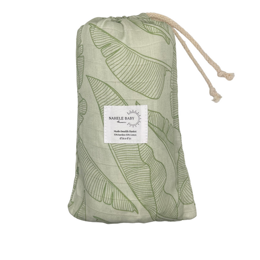 MAI`A LEAF | BAMBOO MUSLIN BLANKET