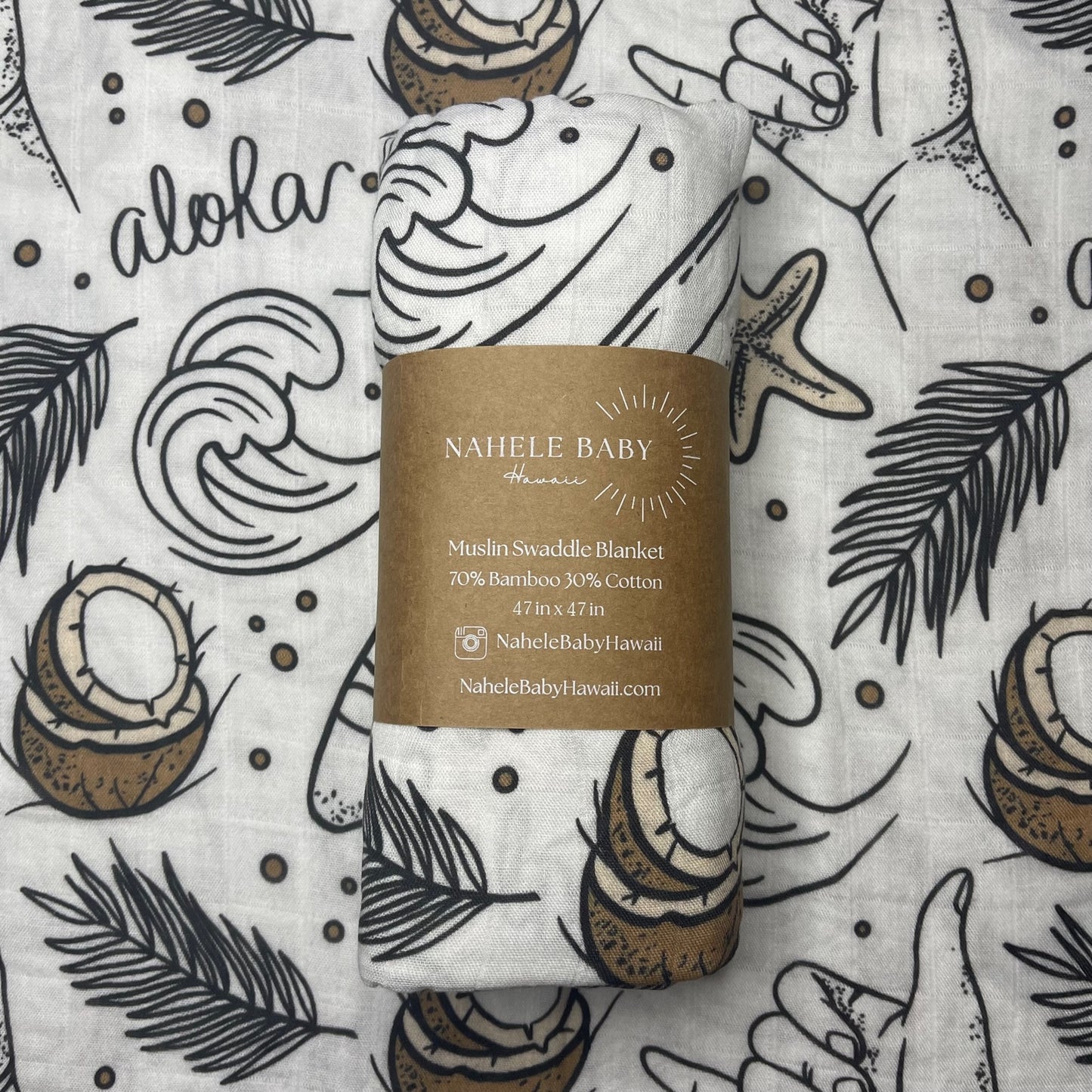 SHAKA ALOHA | BAMBOO MUSLIN BLANKET