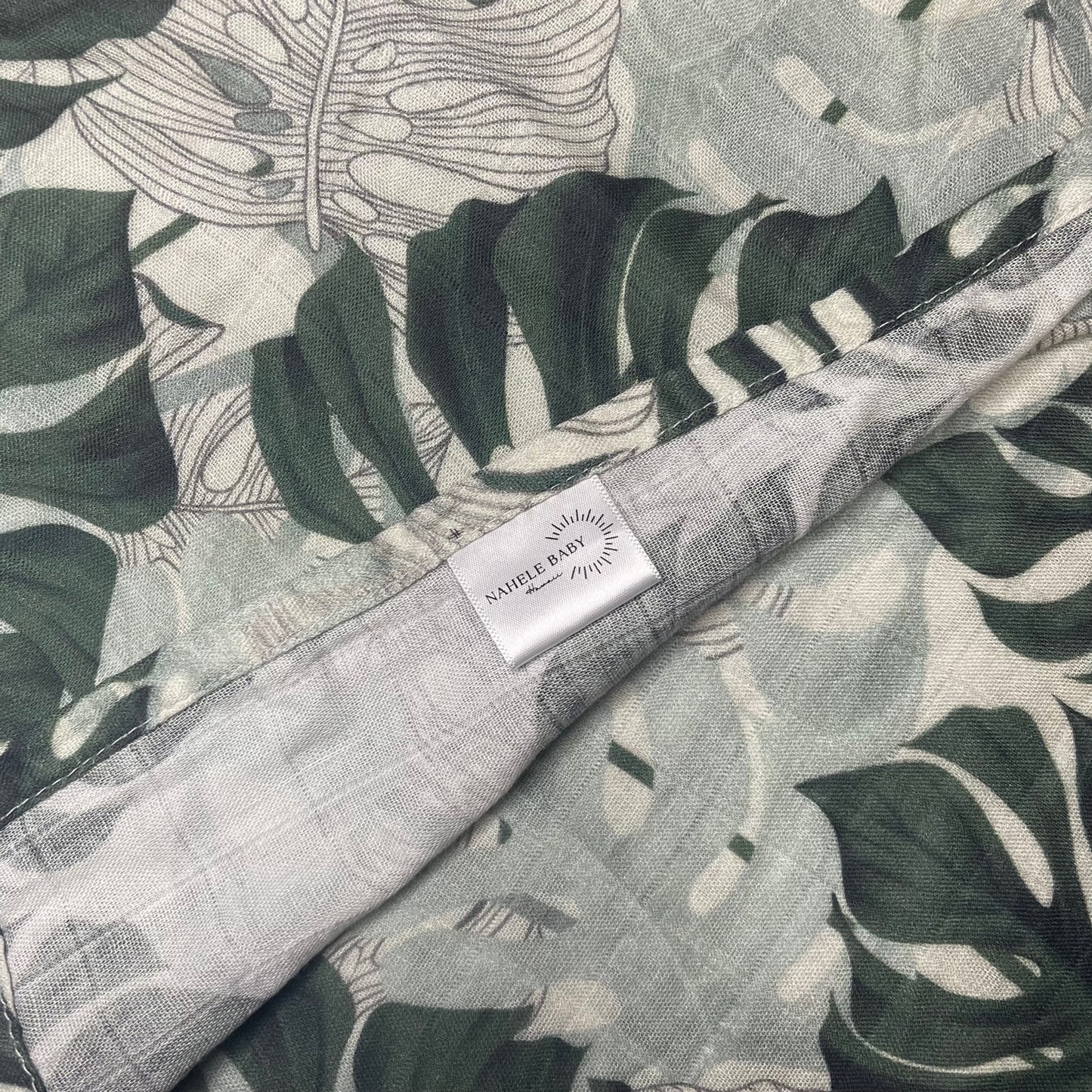 MONSTERA FOREST | BAMBOO MUSLIN BLANKET